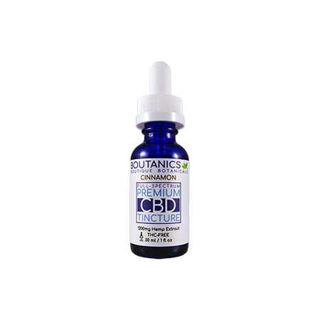 Boutanics CBD Tincture - Cinnamon - 1200mg - THC-Free - 1oz